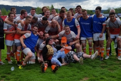 20 Mai 2018.Joyeux à Pontarlier les joueurs après la victoire 60 à 10 contre Colmar_153355 (2)