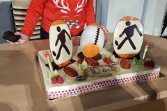 2018 14 Déc. Magnifique le gâteau du 10° Anniversaire. Offert par Jean-Luc GENET _220213 (2)