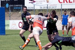 Chateaurenard 24.06.2018. 3 vert et noir contre 2 Tangos. Simon Colas ne passera pas.mr_DD31331