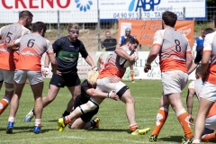 Chateaurenard 24.06.2018. 6 Chalonnais contre 4 vert et noir. Jéremy ne passera pas.mr_DD31329