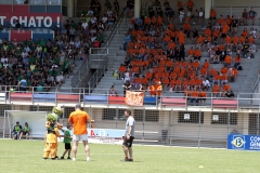 Chateaurenard 24.06.2018.Un petit coin de tribune pour les supporters Chalonnais_DD31211